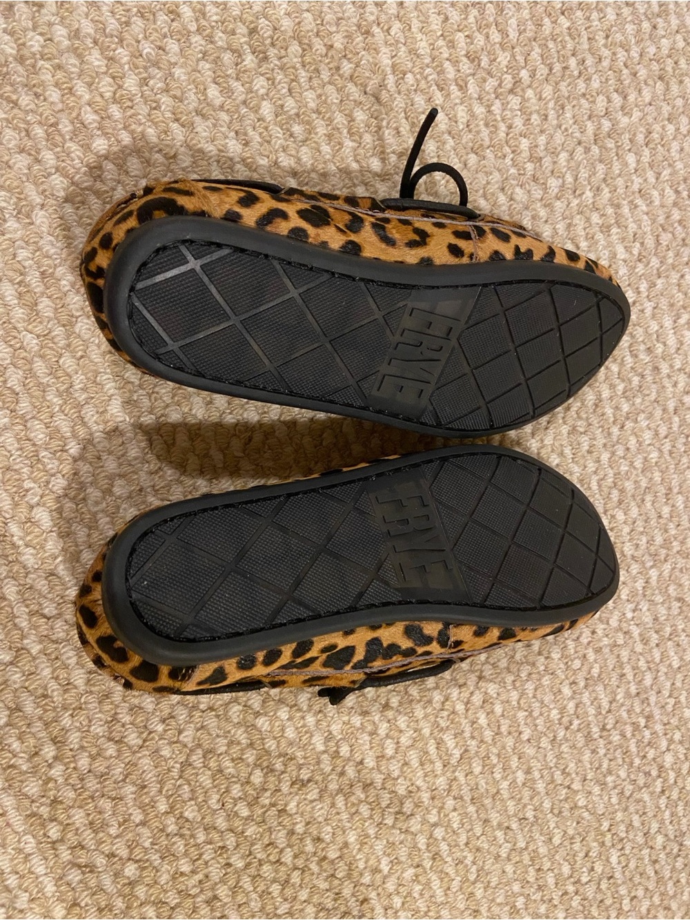 Frye Leopard Print Moccasin Loafers - Picture 5 of 5